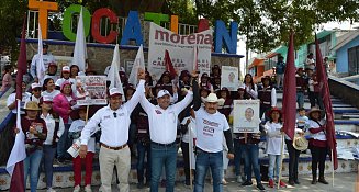 Tocatlán tendrá un presidente municipal que dará paso a la transformación: Miguel Ángel Caballero Yonca
