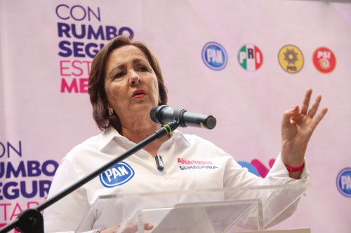  Ana Teresa Aranda aplaude la decisión de su adversaria de MC de declinar al debate de las segundas fórmulas al Senado