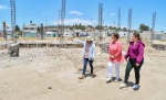 Supervisan autoridades de Huamantla avances en obras en construcción