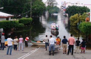 inundación que afectó a Tabasco