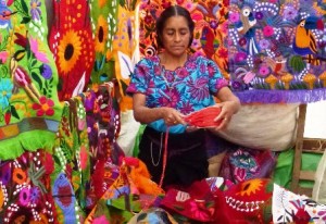 Arte textil de indígenas chiapanecos 