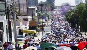 SNTE jornada de protesta en Oaxaca