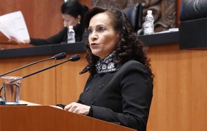 La senadora perredista Dolores Padierna Luna