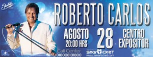 ROBERTO CARLOS 28 JUL 2014 PUEBLA-MEX  BANNER CENTRO EXPOSITOR-ENFOQUE