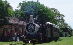 estacion central primer ferrocarril Sudamerica