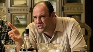 Tony Soprano interpretado por el actor James Gandolfini