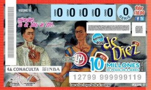 loteria nacional frida kahlo