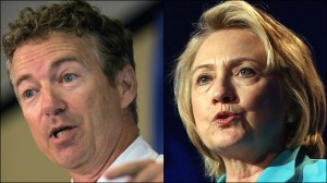 Rand Paul y Hillary Clinton