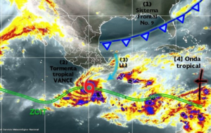 tormenta tropical Vance