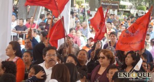Antorcha Campesina estuvo presente apoyando a José Juan Espinosa.