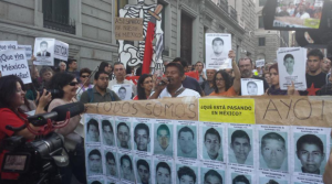 marcha en Madrid por Ayotzinapa