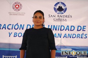 Berenice Porquillo Salgado, nueva secretaria de Gobernación y Protección Civil  Foto: Omar Sánchez Chávez