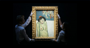 La Gommeuse, un cuadro del periodo azul de Pablo Picasso