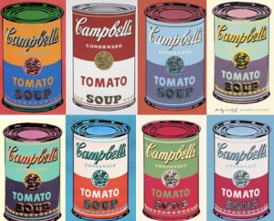 Latas de Campbell de Warhol