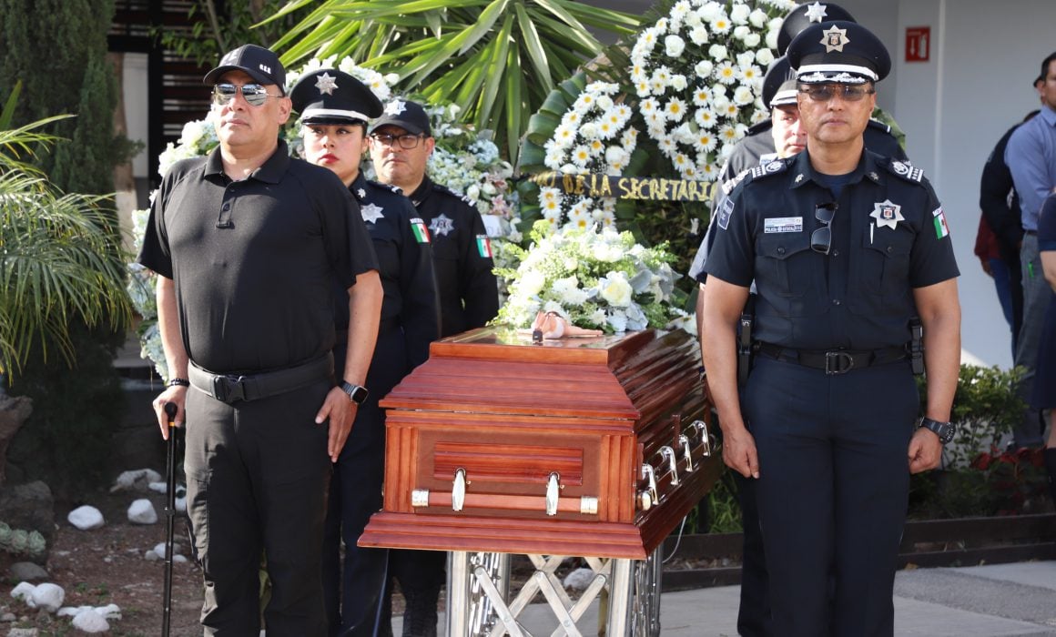 Rinde SSC homenaje luctuoso a policía caído en cumplimiento de su deber