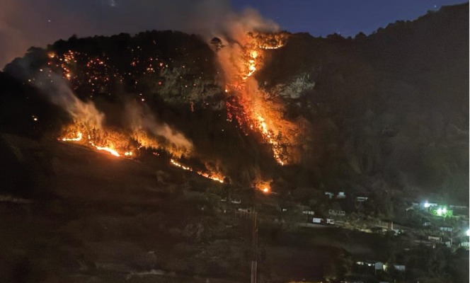 Reportan incendios en Ixtacamaxtitlán y Ocotepec controlados al 100 por ciento