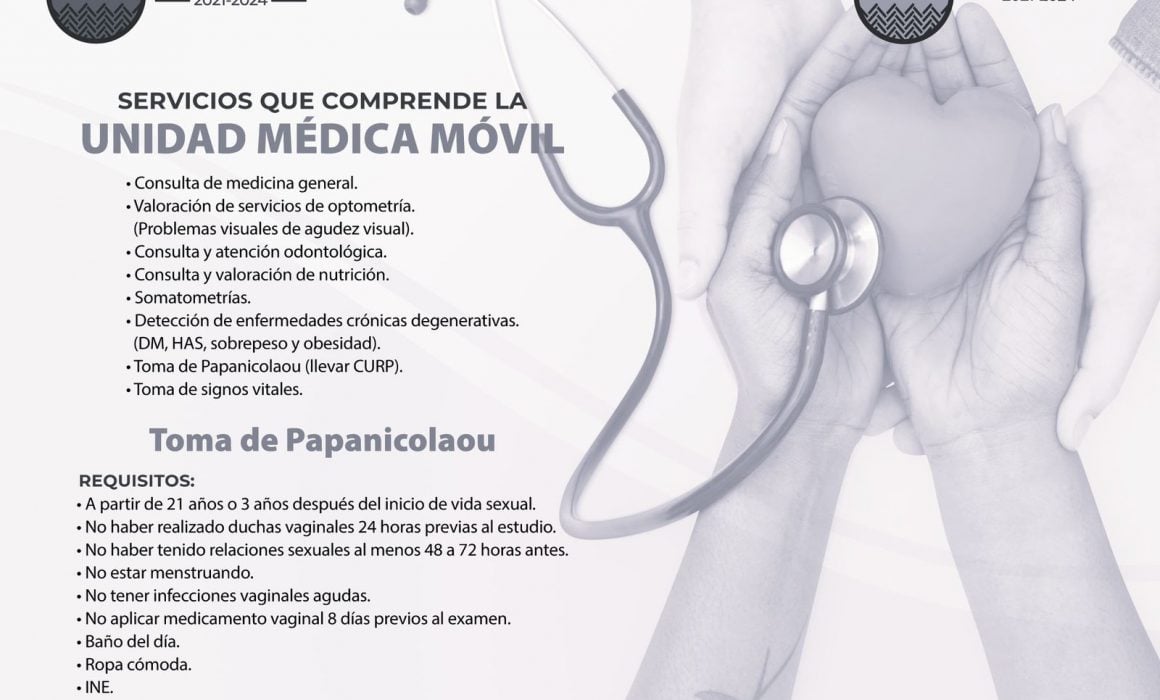 Invita Chiautempan y Smdif a la unidad médica móvil en Santa Cruz Tetela