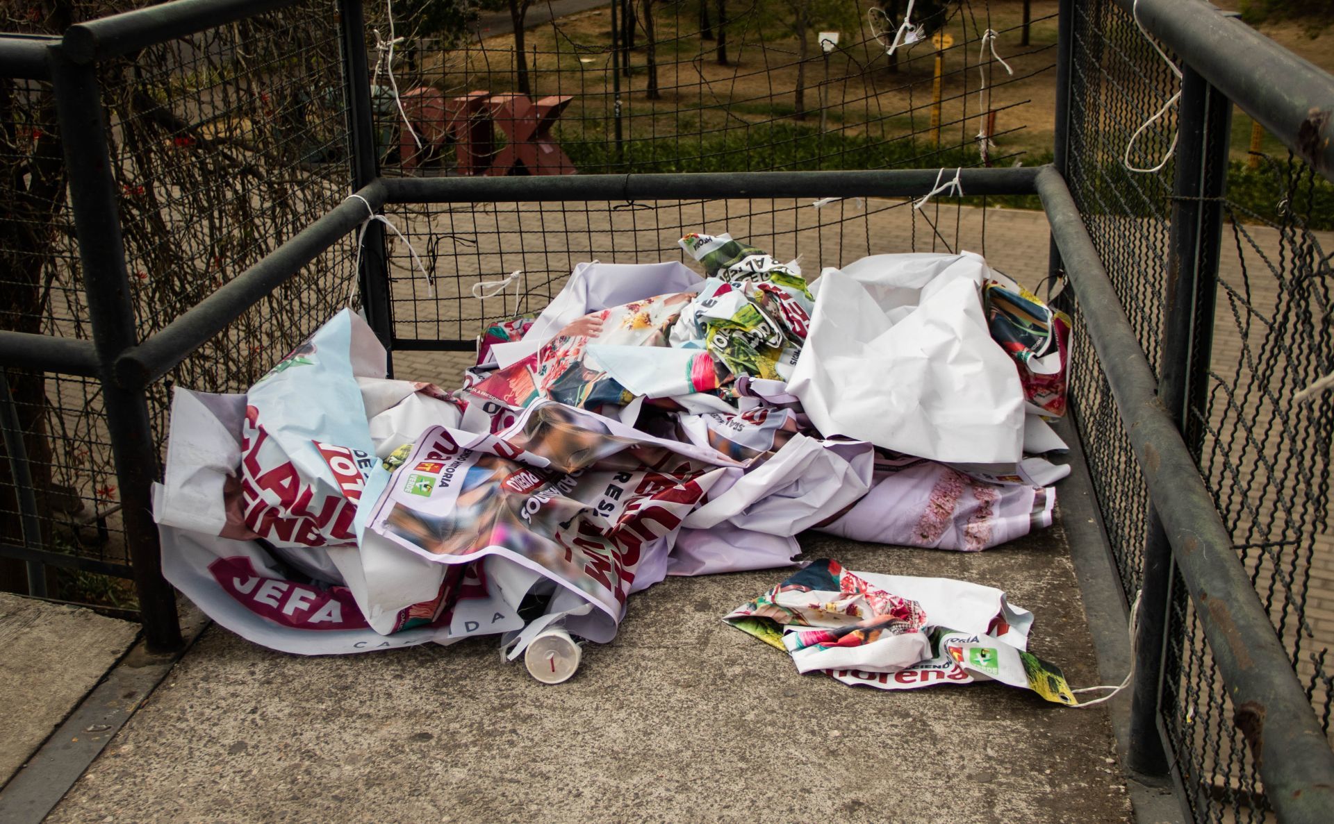 Greenpeace pide a los candidatos frenar basura electoral