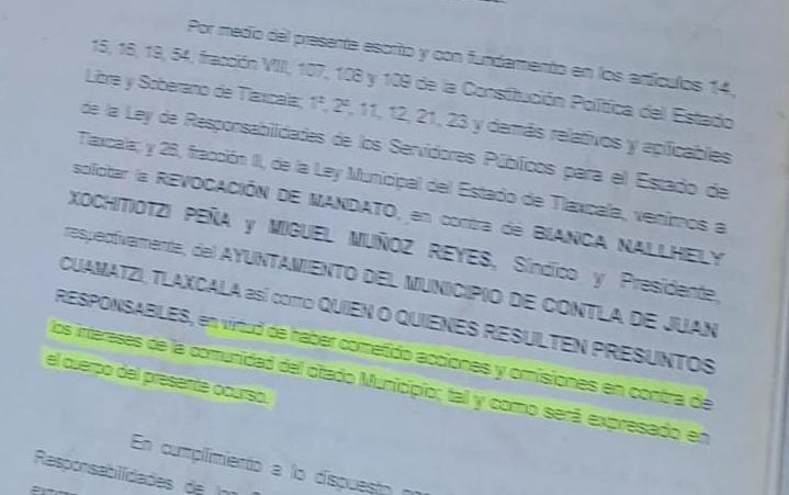  Morenistas exigen que se niegue a ex síndica corrupta la candidatura a alcaldía por Contla