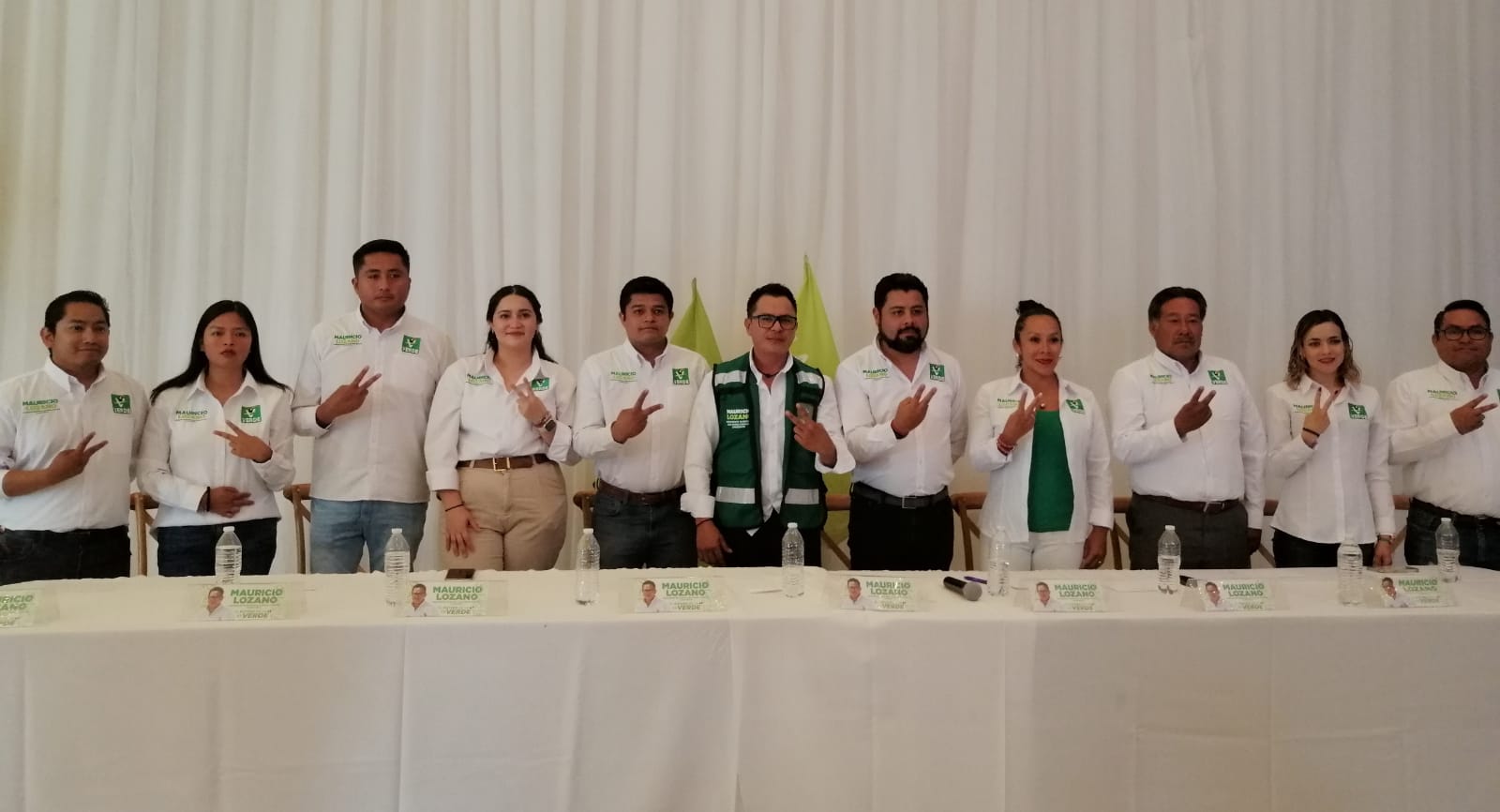 Encabeza Mauricio Lozano presentación de enlaces y planilla de regidores del Partido Verde en San Pedro Cholula