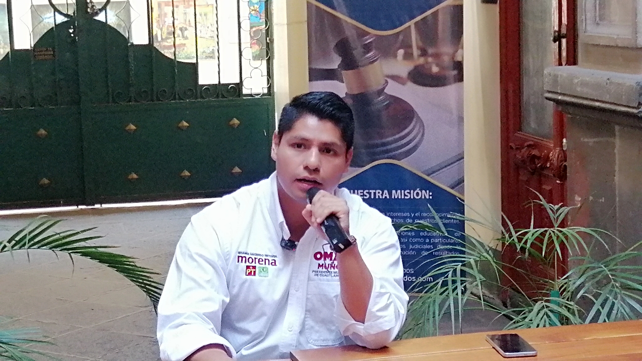Omar Muñoz de “Juntos Seguiremos Haciendo Historia” presenta propuestas para Cuautlancingo