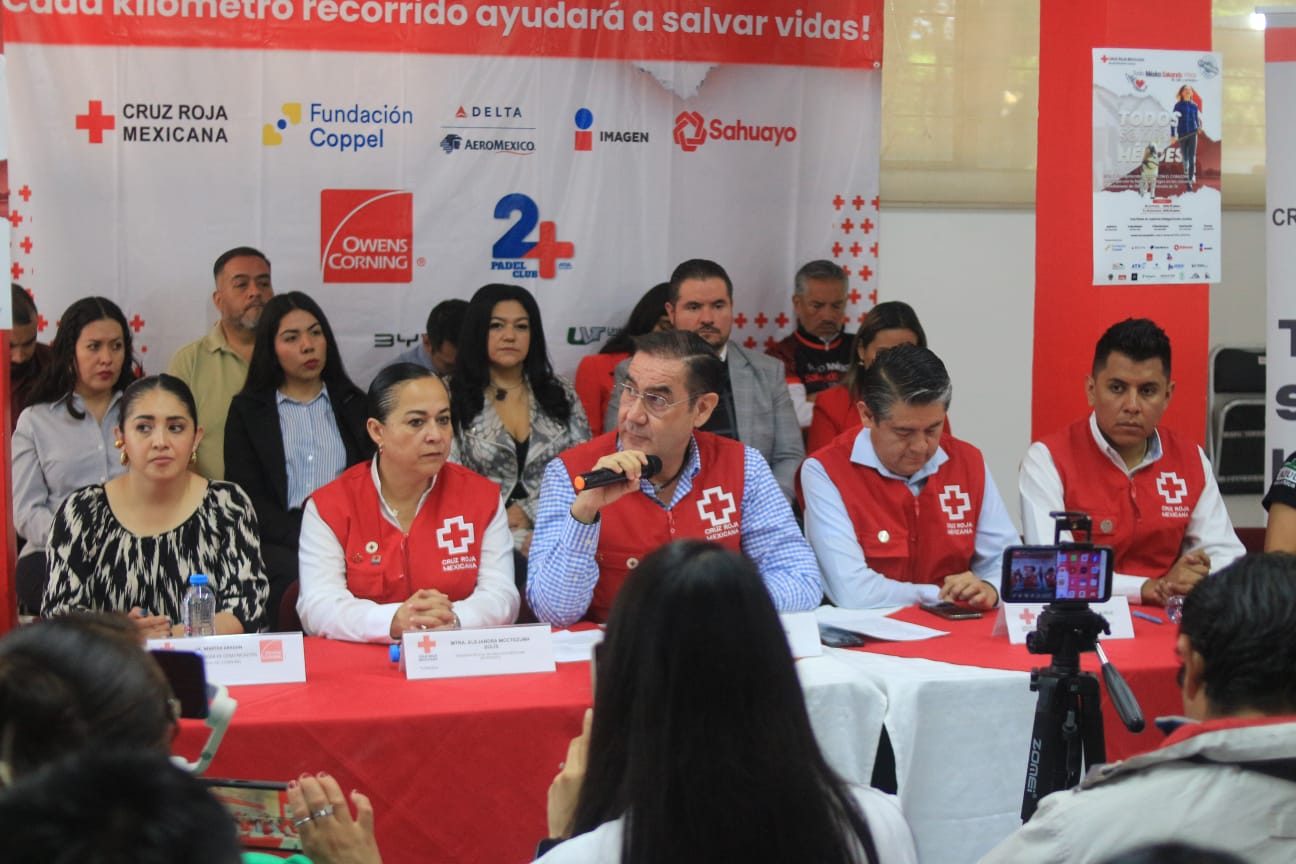 8 de septiembre, Cruz Roja Tlaxcala celebrará carrera "Todo México Salvando Vidas"