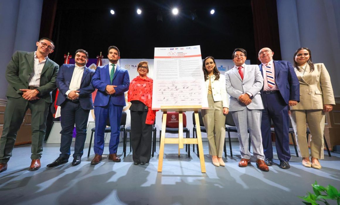 Firma Gobernadora de Tlaxcala declaración de Venecia con la ONU