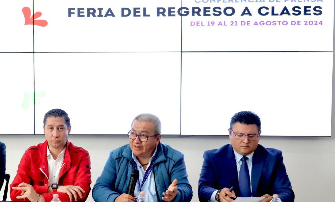 Autoridades estatales anuncian Feria de regreso a clases 2024