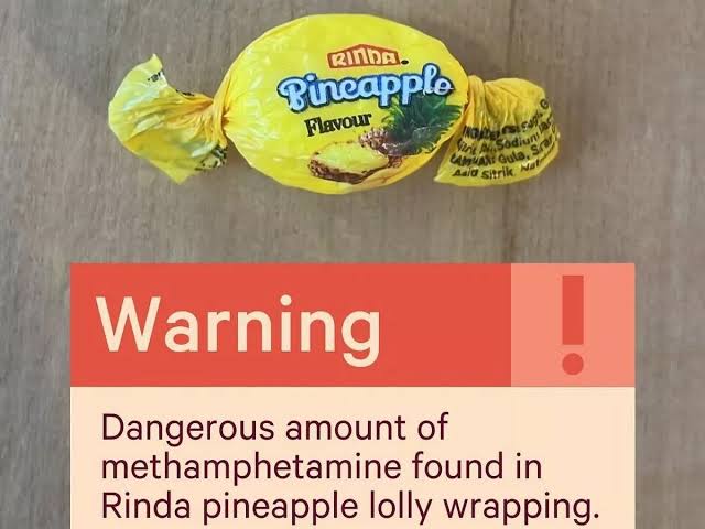 Descubren metanfetamina oculta en golosinas en Auckland
