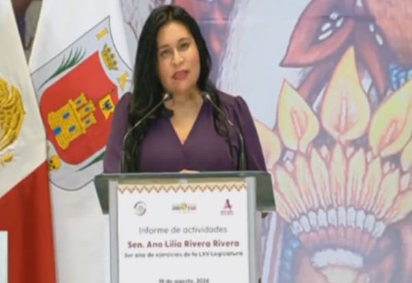 Agradece Rivera confianza de fuerzas políticas por hacerla presidenta del Senado