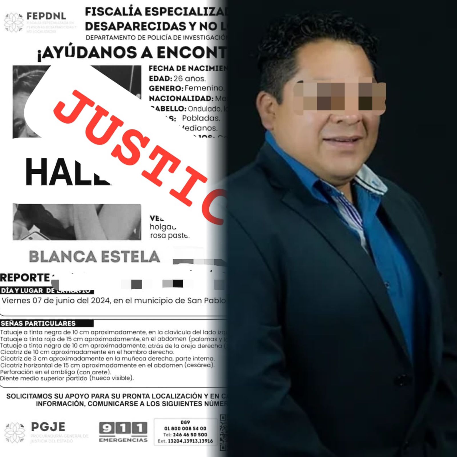 Detienen al principal sospechoso de la desaparición de Blanca Estela: ¡es funcionario!