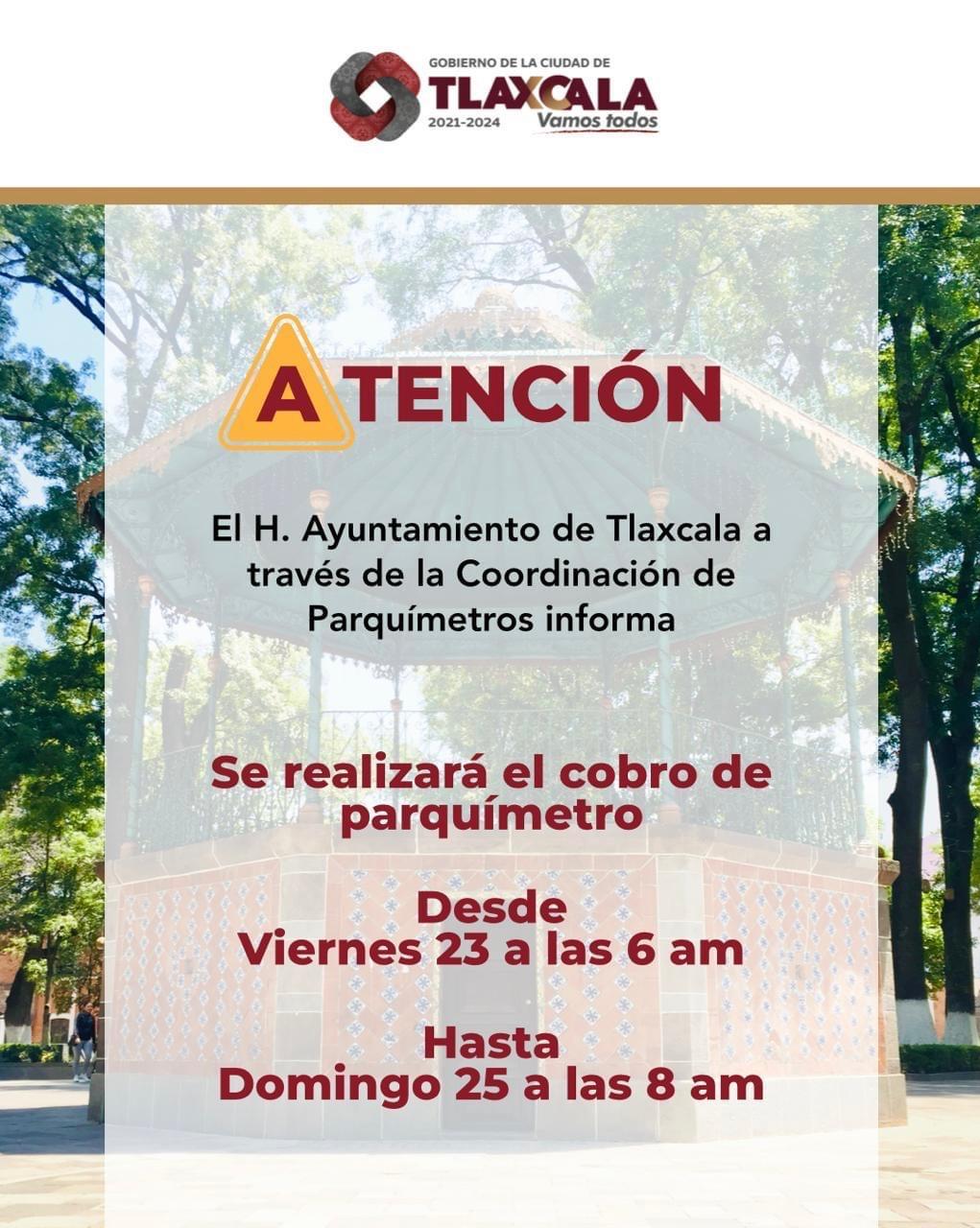Ciudadanos arremeten contra comuna de Tlaxcala por horario en parquímetros
