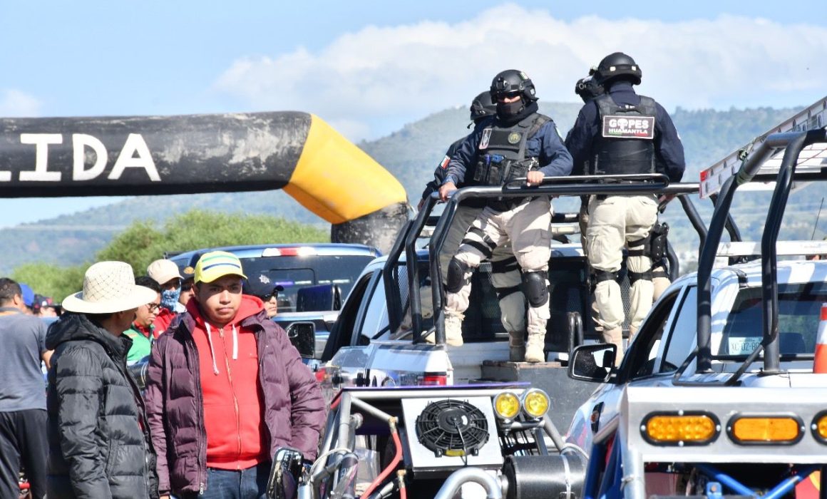 Emite PC de Huamantla recomendaciones para la carrera de carcachas