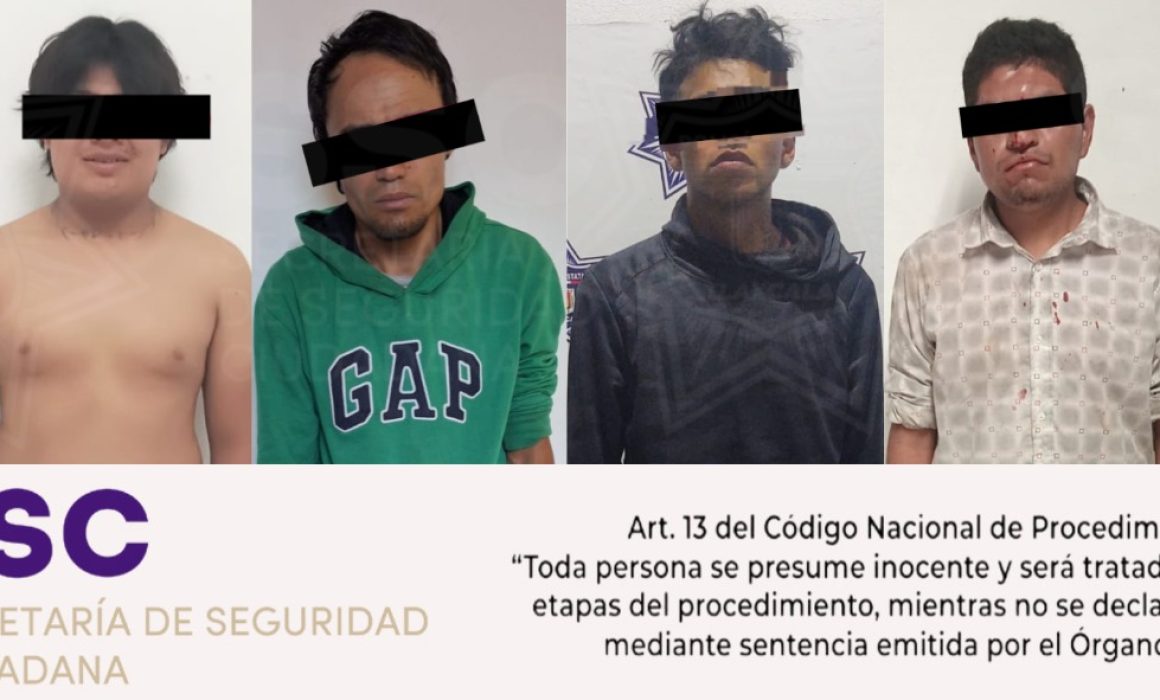 Realiza SSC detención de 6 personas por infracciones a la ley