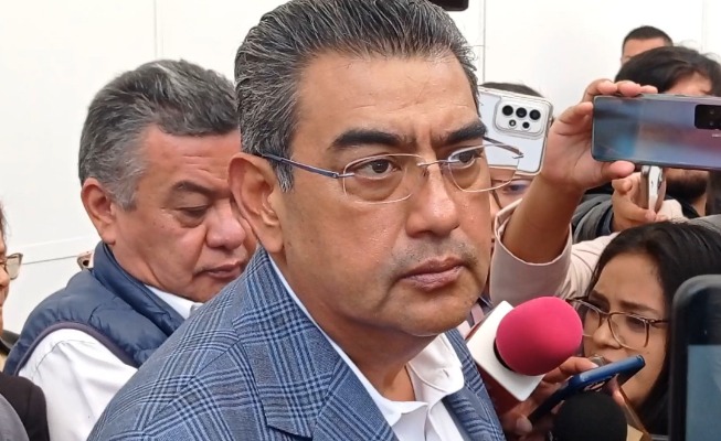 Sergio Salomón a favor de comparecencia de Agua de Puebla 