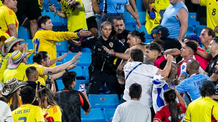 Conmebol sanciona a la AUF y jugadores uruguayos por incidentes en la Copa América