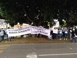 Continúan protestas al exterior del PJF de Tlaxcala capital