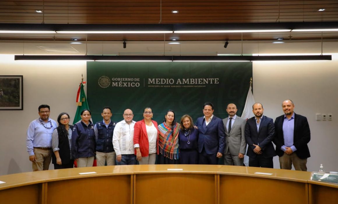 Presenta Lorena Cuéllar a Semarnat avances de agenda ambiental de Tlaxcala