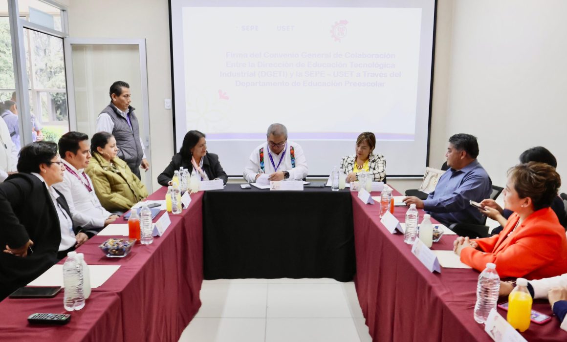 Firman convenio de colaboración Sepe-Uset y la Dgeti para programas