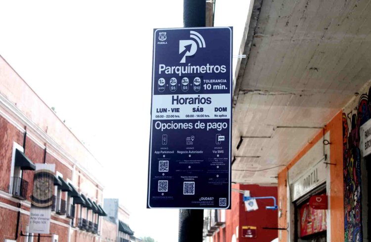 Subsecretaria de Movilidad de Puebla pide continuar con el sistema de parquímetros en el centro histórico