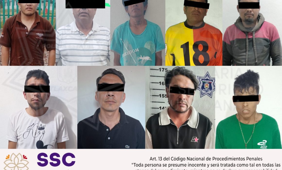 Realizan elementos de la SSC aseguramientos en 9 municipios