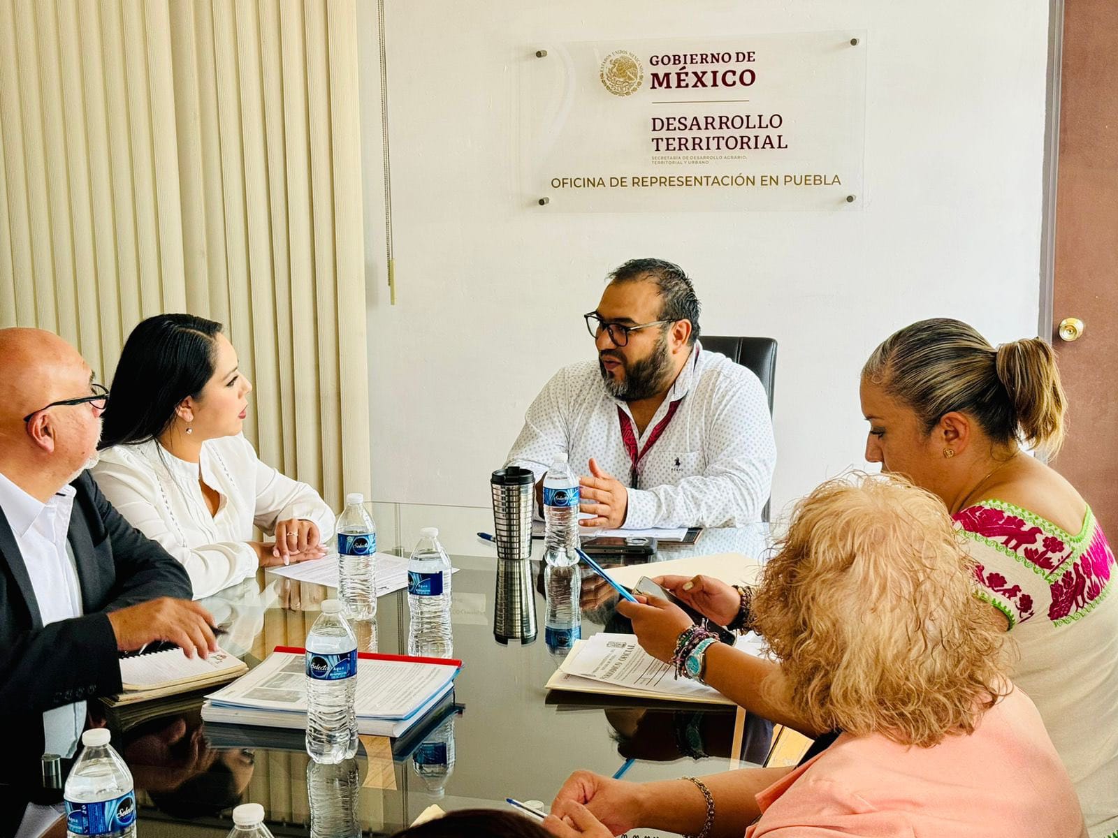 Tonantzin Fernández, sostiene reunión con Sedatu para impulsar obra pública