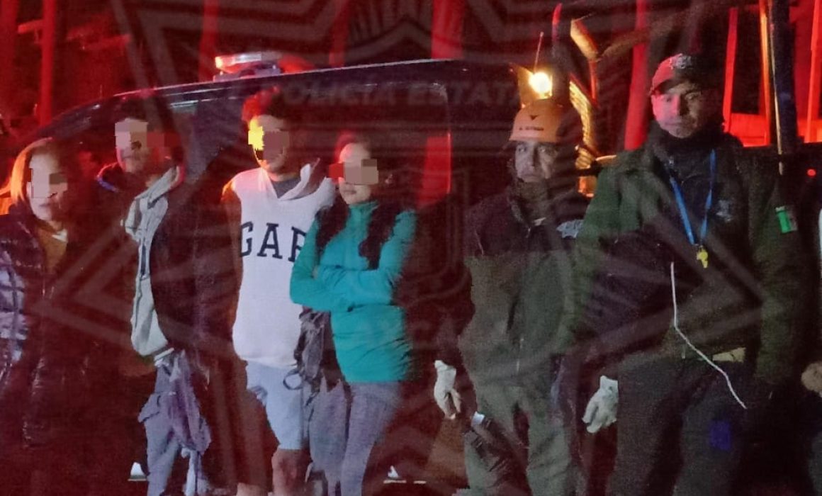 Localiza policía de montaña a 2 personas extraviadas en la Malinche