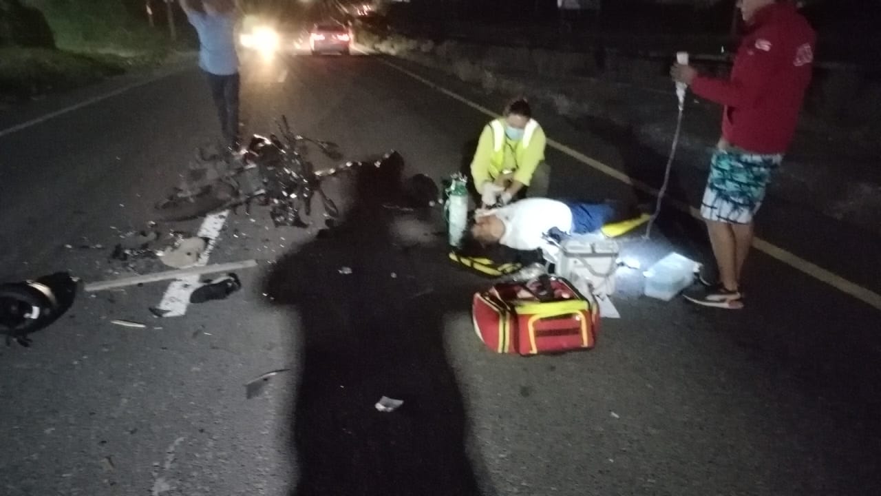 Joven militar muere en la Vía Corta tras sufrir accidente de motocicleta