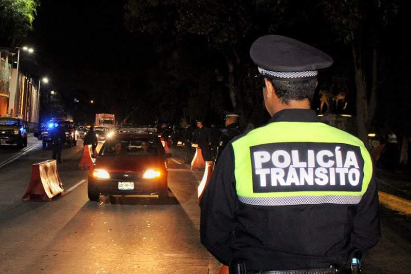 Tránsito de Puebla remite semanalmente a 10 conductores alcoholizados al Juzgado Calificador