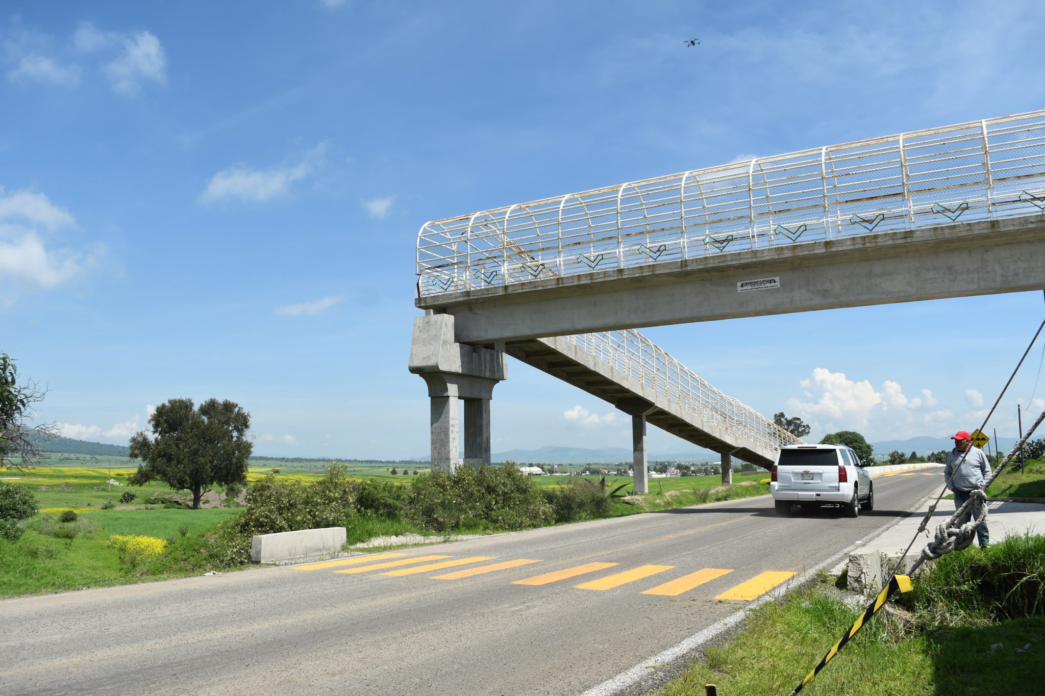 Invierten 48 mdp en Hueyotlipan; rehabilitan carretera Recoba-Benito Juárez