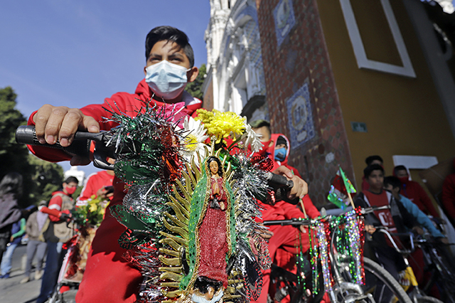 Garantizan seguridad y orden en la zona de la Virgen de Guadalupe