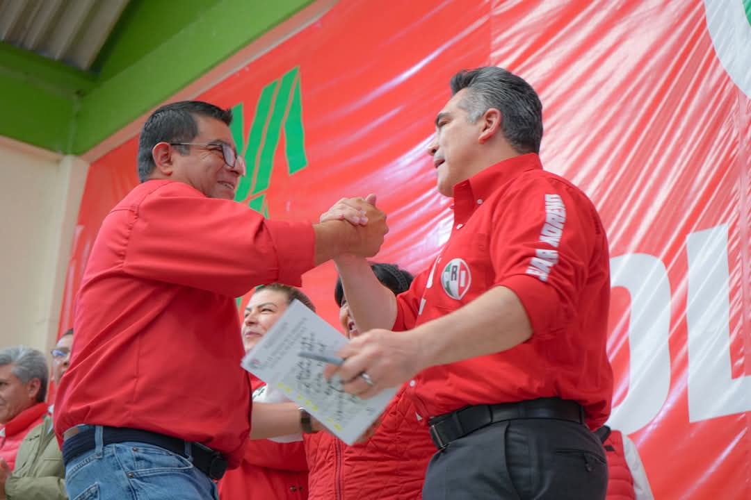 Reconoce Alejando Moreno dirigencia de Enrique Padilla ante PRI Tlaxcala 