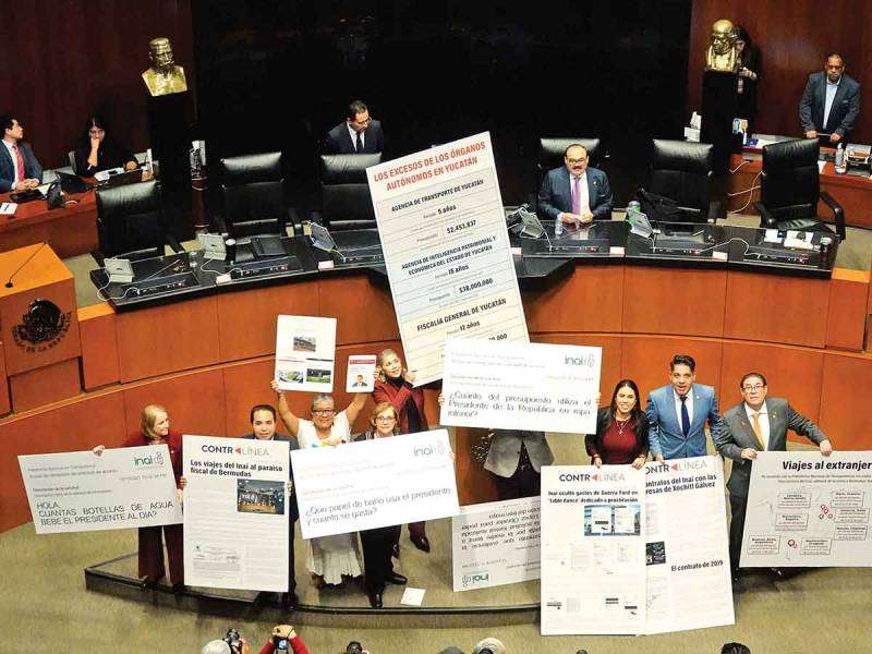 Senado avala reforma que elimina siete órganos autónomos en México 