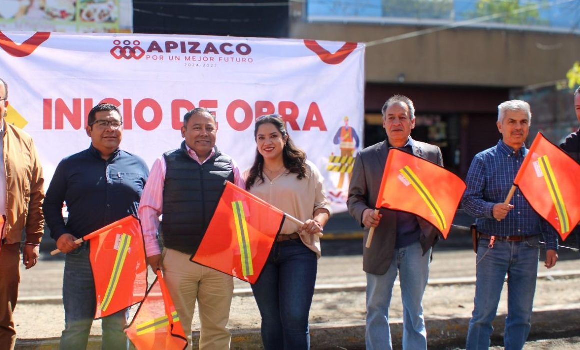 Apizaco arranca obras clave para mejorar calles y calidad de vida